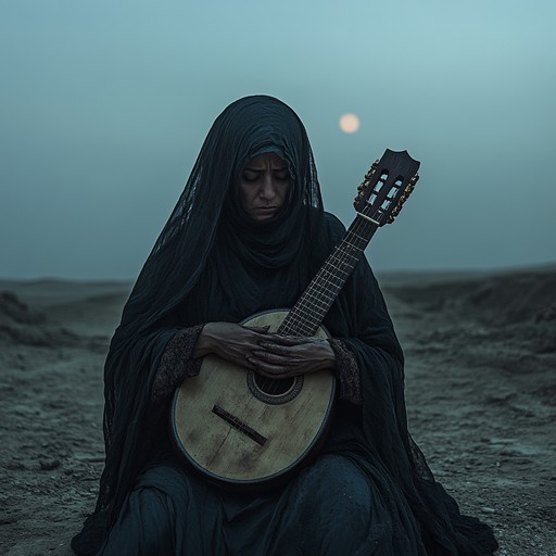 This poignant piece employs authentic middle eastern instruments to express deep rooted sorrow and yearning, with a focus on creating an evocative and immersive atmosphere. A powerful blend of historical and emotional depth leaves listeners with an unforgettable sense of loss