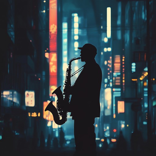 Dive into a captivating journey where soulful saxophone melodies intertwine with beguiling jazz rhythms in an uplifting, dynamic arrangement that exudes late night charm and sophistication.