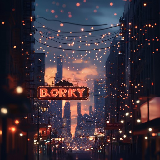 An immersive instrumental journey, with piano arrangements brimming with heartfelt yearning. It captures the essence of dreams and desires, depicted through the enigmatic allure of broadway under radiant city lights.