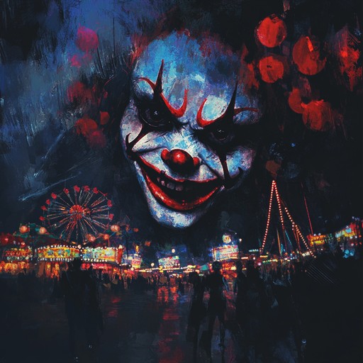 Combining the dark, bass heavy elements of grime with carnival inspired, whimsical synth lines, this track creates an unsettling yet playful soundscape that evokes images of a haunted carnival at midnight. Imagine twisted clowns and eerie laughter intermingling with relentless grime beats.