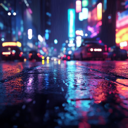 Imagine walking through neon lit city streets, with raindrops softly hitting the ground, as atmospheric garage beats evoke a sense of yearning and nostalgia. The instrumental layers capture the melancholy of memories yet to be made, mingling with the vibrant energy of urban life.