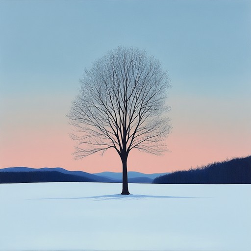 In the heart of a relentless winter, the soundscape explores the profound silence of frozen landscapes, whispering winds, and the distant calls of wilderness. Inspired by the stark and stunning beauty of winter, this piece conveys the isolation and serene melancholy of snowy solitude through minimalistic tones.