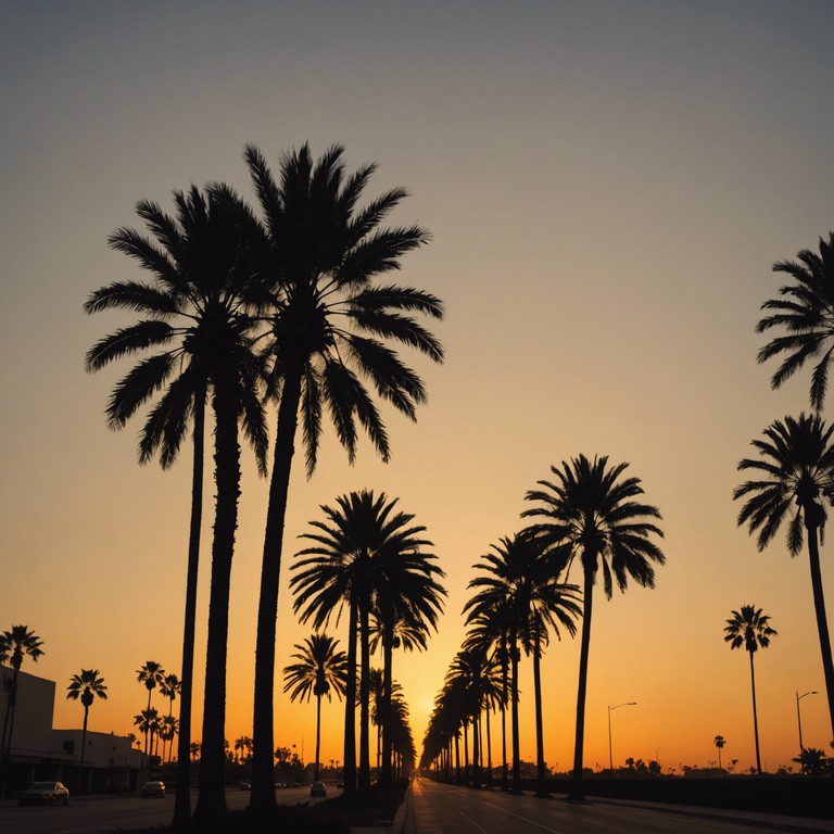 Transport back to a serene 1970s sunset boulevard, where soft, warm guitar melodies float over an easygoing groove, echoing a peaceful end to a summer day. Just imagine driving down a scenic coast, the orange sun dipping into the ocean, and the cool breeze of the impending night filling the air.