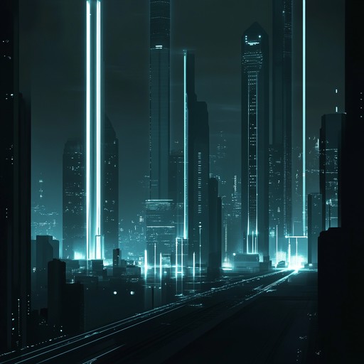 This imaginative track fuses ethereal synthesizer sounds with the pulsating energy of new wave, painting a portrait of an advanced, mystical urban environment illuminated by neon lights.