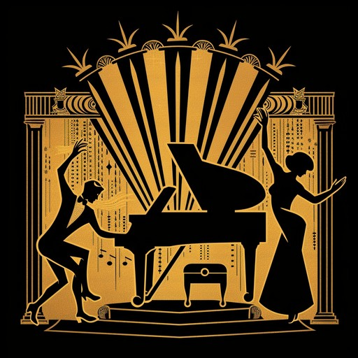 Imaginative and vibrant melody set in a lively 1920s cabaret. Swinging piano rhythms and whimsical tunes encapsulate the light hearted atmosphere, evoking imagery of patrons dancing, laughing, and enjoying their time in a historic and culturally rich setting.