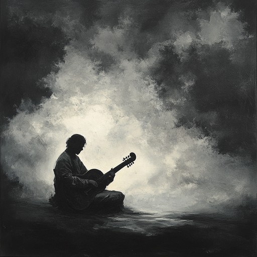 A deep, brooding track combining the melodic intricacies of classical indian raga with the raw power and intensity of rock music. The composition weaves sitar and electric guitar harmonies, creating an atmospheric soundscape that seamlessly blends eastern and western musical traditions. With its complex rhythms and emotive expressions, it invites listeners into a contemplative, yet powerful journey.