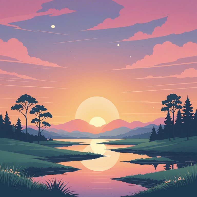 This track embodies the refreshing clarity and joyful spirit of a new day dawning. With melodious overtures that capture the heart’s uplift, the composition progresses with layers of harmonics that embody the optimism of morning light. The instrumental uses delicate pluckings of a music box to weave a sound that’s both nostalgic and fresh, perfect for invoking a daybreak feeling in commercials or gentle wake up tones.