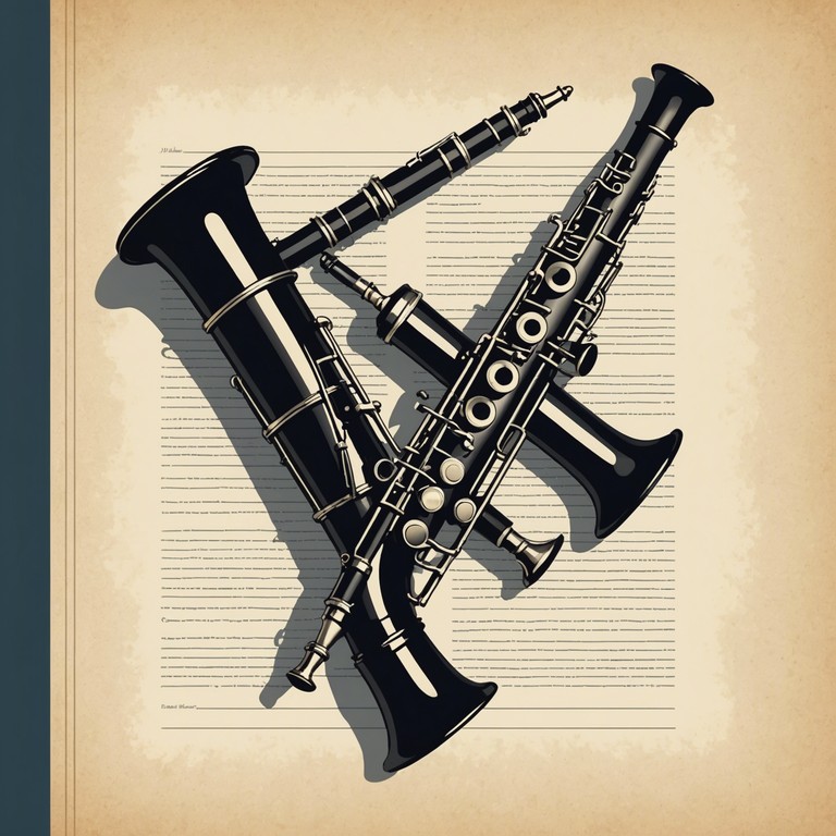 A sonic journey that plays like a cheerful reverie, where each note of the clarinet invites the listener into a playful and colorful musical stroll through an art inspired soundscape.