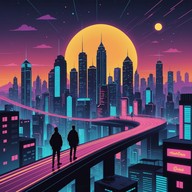 lively cyber soundtrack for animated exploration