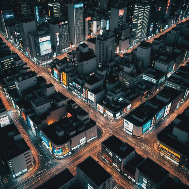 This alternative version emphasizes the pulsating energy of tokyo after dark, focusing more on the dynamic life and vibrant city lights that inspire both awe and adrenaline. A perfect soundtrack for night time explorers and dreamers alike.