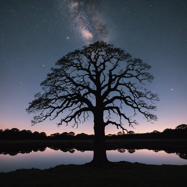 Echoes through trees captures the profound tranquility and deep connection to nature as strings resonate with the vibrancy of life hidden within the forest’s depths. The track is a bridge between the soul and the earthy heart of the wild.