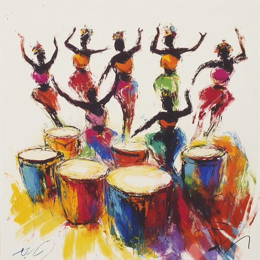 Feel the powerful charge of an intense rumba, featuring dynamic and aggressive percussion that drives the rhythm forward. This track blends traditional rumba with modern influences to create a bold and unforgettable musical journey.