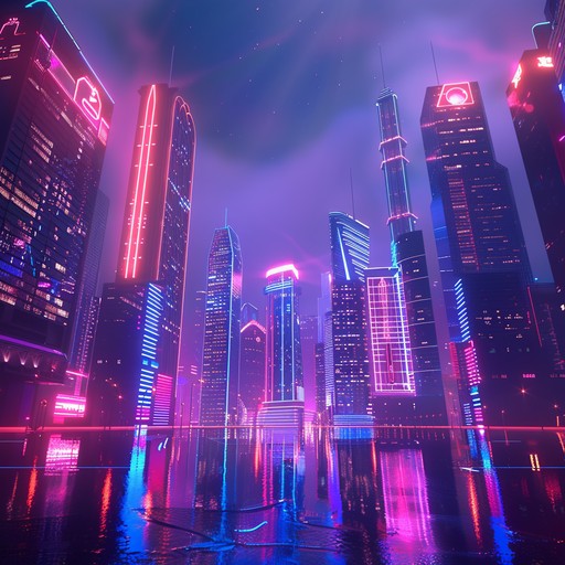 Take a mesmerizing journey through echoing neon alleyways and skyscraper skylines in a futuristic metropolis, with lush synth layers creating an entrancing, otherworldly atmosphere. Pulsing bass and crisp percussion drive the narrative forward, enveloping you in a world where technology and dreams intertwine.