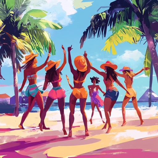 A vibrant and lively pop track, filled with joyful melodies and infectious dance rhythms. It's the perfect soundtrack for a summer celebration, full of energy and fun.