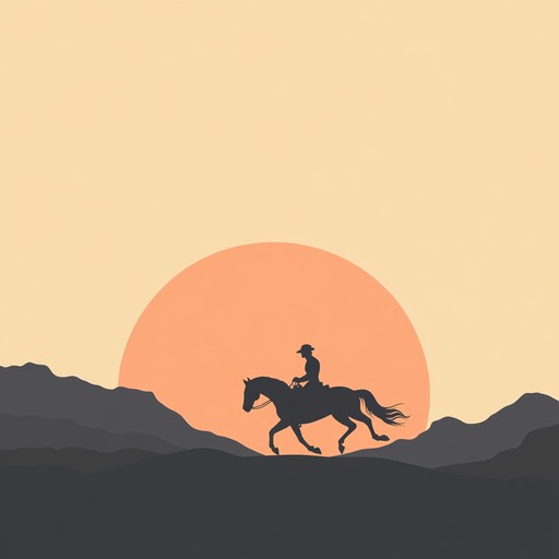 An energetic instrumental piece that captures the energy and spirit of the wild western frontier. The composition combines lively rhythms with western motifs, painting a sonic picture of galloping horses, open plains, and sunlit canyons.