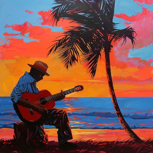 This track should capture the essence of a beautiful sunset in havana, with smooth transitions and a rhythm that feels like a gentle evening breeze. The melody should blend traditional cuban instruments with modern jazz influences, creating a nostalgic yet contemporary feel.