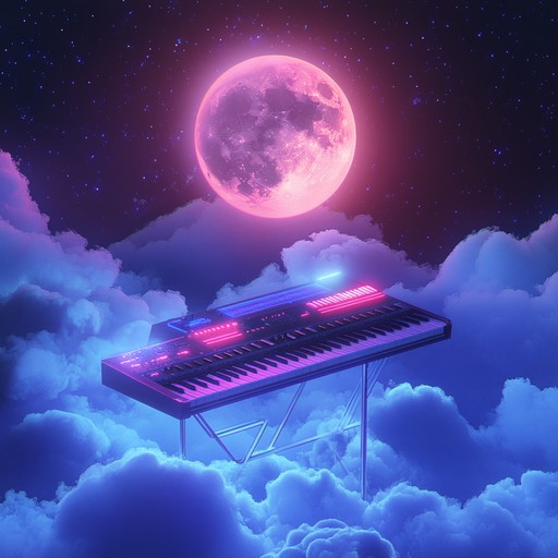 An immersive instrumental journey through shimmering synth textures and lush ambient landscapes, capturing the essence of 1980s nostalgia and dreamlike atmospheres with a focus on ethereal melodies and emotive harmonies.