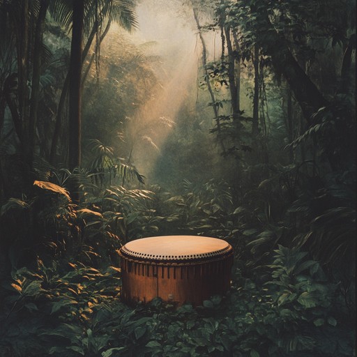 This afro cuban track weaves bold drum patterns with deep bass lines to create a dense, atmospheric composition. Rapid rhythms bring tension and intensity, whisking listeners into a stirring nocturnal environment, complemented by eerie marimba accents and sudden brass bursts.