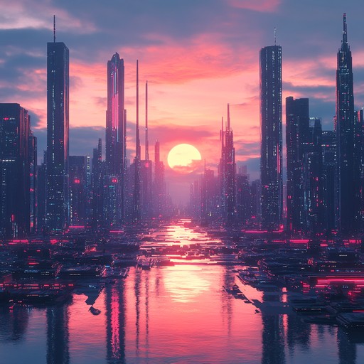 Imagine soaring through a futuristic cityscape with glowing neon lights and bustling streets, fueled by pulsating beats and uplifting melodies. This instrumental track captures the essence of a cyberpunk utopia, blending mechanical and organic sounds to evoke hope and excitement in a digital world.