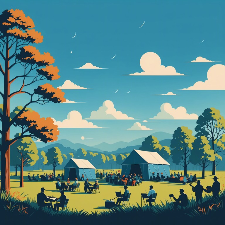 A bright and energetic bluegrass track, featuring fast paced, intricate banjo playing. It mirrors the high spirits of a sun kissed rural adventure, perfect for lifting your mood and invigorating your spirit.