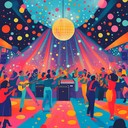 upbeat instrumental blending funk rhythms and disco grooves