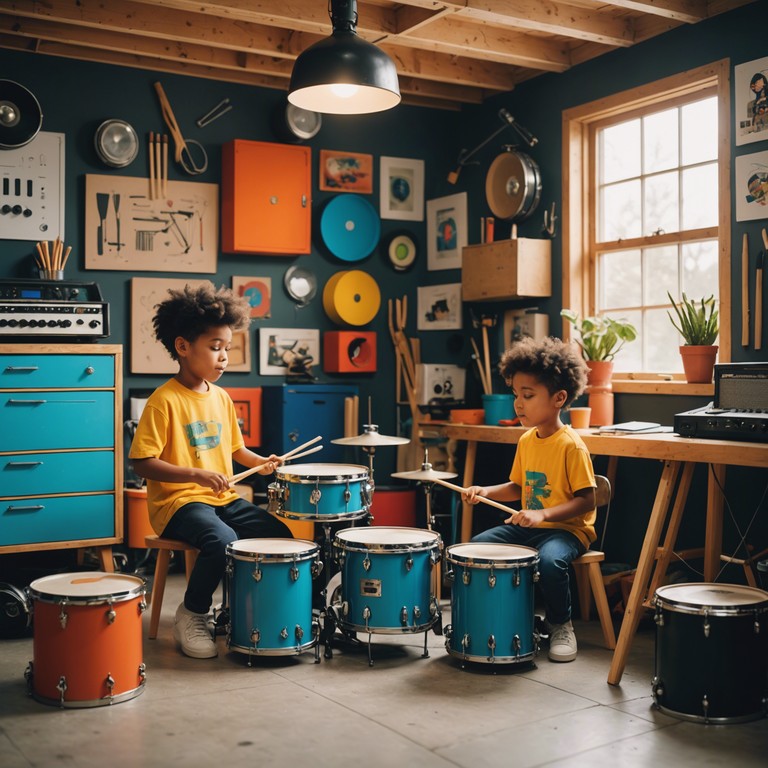 Ideal for soundtracking moments of joyful play and learning, this song features an energetic drum line that effortlessly induces tapping of feet and clapping of hands among young listeners. The unstoppable energy and buoyant beats make it an excellent background score for activities that involve physical movement or interactive learning.