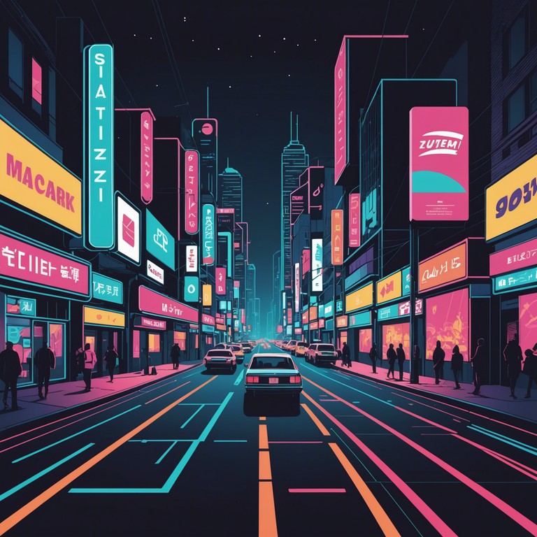 A captivating journey through a soundscape of vibrant synth leads and electric beats, emulating the high energy nightlife of the 80s with a modern twist. The track exudes a feeling of excitement and futuristic nostalgia, perfect for invigorating any listener's senses.