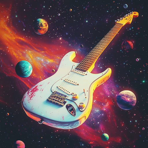 Embark on a journey through the cosmos with this highly experimental rock composition, combining unconventional rhythms, peculiar soundscapes, and energetic guitar riffs. The track transports listeners to an otherworldly realm, where unpredictable melodies and lively instrumentation create a hypnotic and electrifying atmosphere.