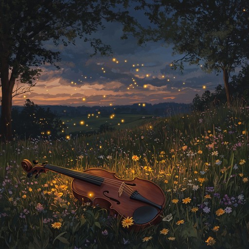 A delightful instrumental that combines the spirited sounds of the fiddle with the enchanting ambiance of a rural evening. This americana piece captures the whimsical essence of nature at night, evoking images of fireflies dancing and frogs singing under the stars. The melody is both joyful and magical, inviting listeners into a world of rustic charm and playful imagination.