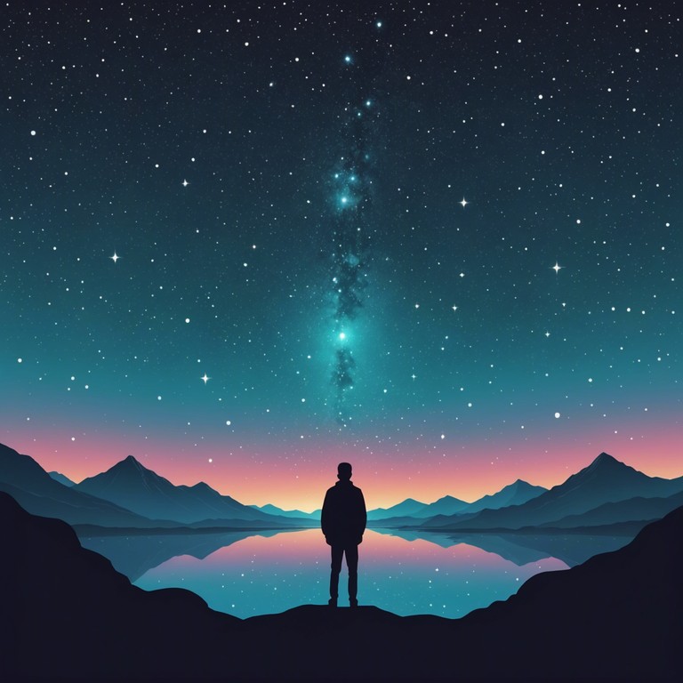 This instrumental track features an intense arrangement with intricately woven melody lines and complex rhythm structures that build through its progression, reflecting the cosmic journey through uncharted territories. The use of dynamic changes aims to convey the vastness and unpredictable nature of the cosmos.