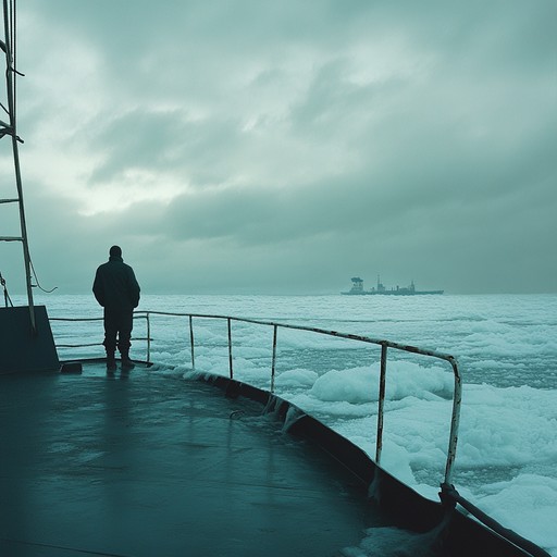 A profound orchestral arrangement capturing the sorrow and pride of a solitary russian sailor bidding farewell to his homeland. The music uses orchestral strings and the balalaika to evoke a deep sense of nostalgia and longing, painting a vivid image of the cold russian seas and the solitary journey ahead.