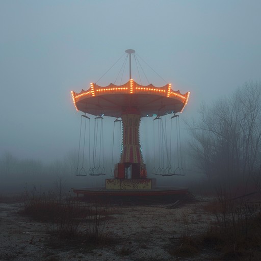 Experience the eerie ambiance of an abandoned carnival where ghostly figures dance to a polka tune. The haunting accordion and unsettling percussion create a spine chilling effect, making it perfect for spooky occasions or atmospheric soundtracks.