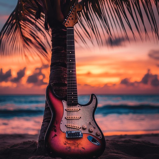 This instrumental track combines vibrant tropical rhythms with an undercurrent of rebellion, blending electric guitar and driving percussion to evoke a sense of uprising beneath the palm trees.