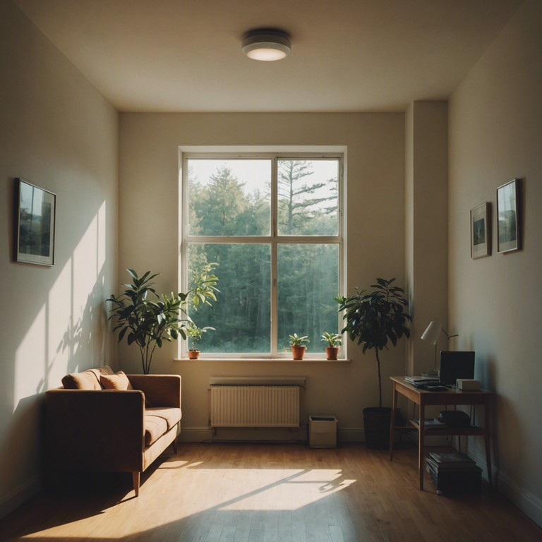 An auditory exploration of solitude and contemplation through delicate piano notes and ambient textures, perfect for mindfulness and spiritual reflection.