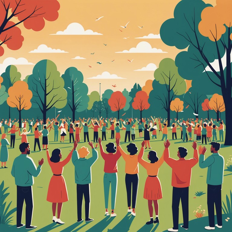 A raw and thrilling track with layers of hand claps and foot stomping, designed to make listeners feel part of a larger joyful parade.