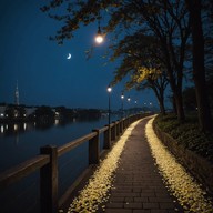 whispers under the moonlight.