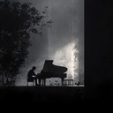 chilling piano melody echoes endlessly