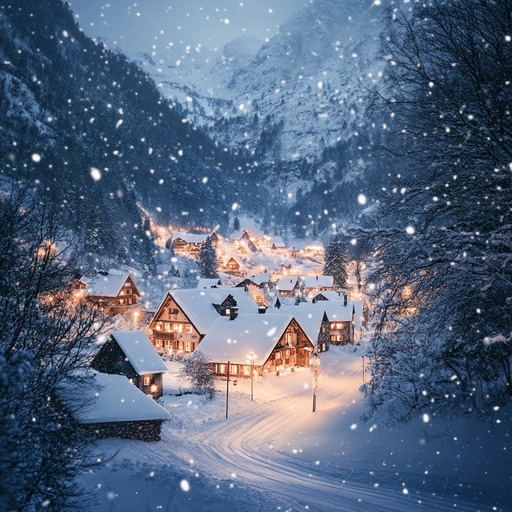 Imagine a winter landscape, still and covered in a fresh blanket of snow, as traditional christmas carols blend with unexpected modern electronic elements, creating a soundscape that feels both timeless and innovative. This track features a fusion of traditional melody with contemporary synth layers, providing a bridge between the past and present.