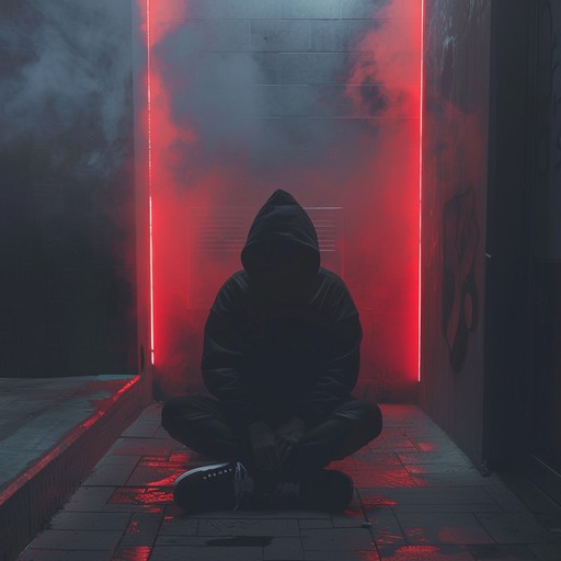 A hard-hitting trap instrumental with booming 808 bass, skittering hi-hats, and eerie synths. The track has an ominous, sinister vibe with a relentless, driving beat. Atmospheric sound effects and dissonant melodies create a sense of tension and unease throughout.