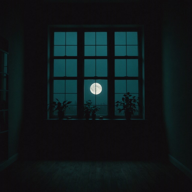 This track captures the unsettling quiet of a seemingly empty room in the late hours with soft, creeping melodies that evoke a sense of unknown lurking just out of sight. The soundscapes build a compelling backdrop for introspective or horror themed projects.