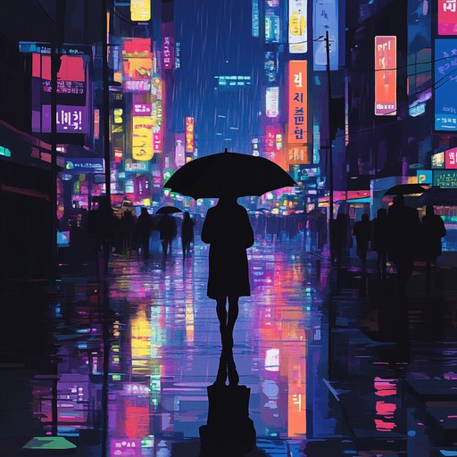 An evocative instrumental k pop track that paints the somber mood of a solitary walk through seoul's neon lit avenues, musing over fading memories and lingering regrets.