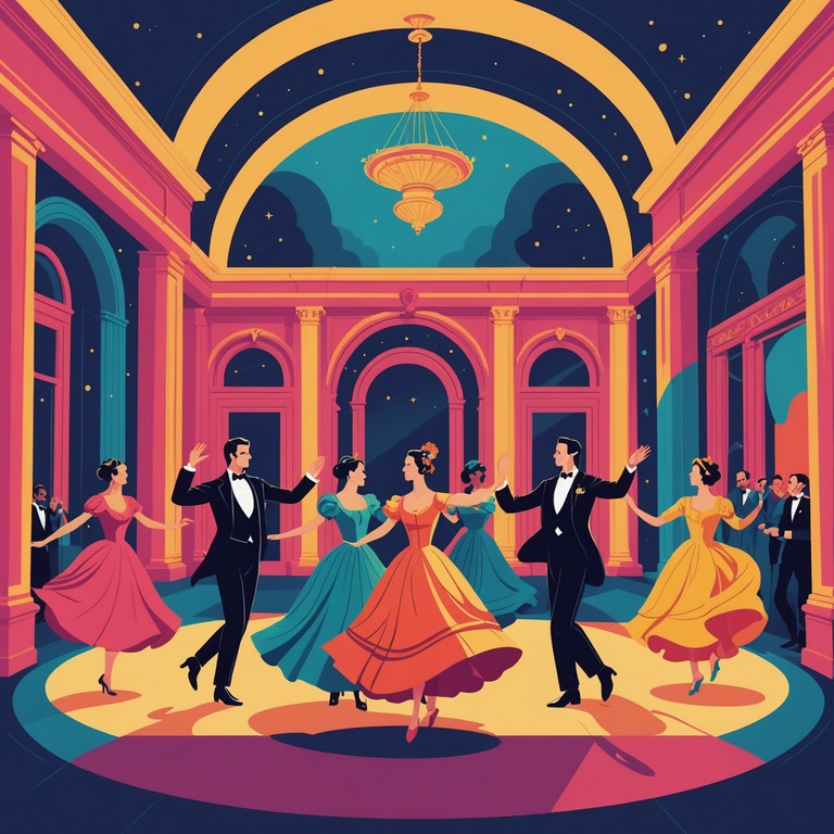 An enchanting piano composition where classical tones blend with the sprightly energy of a dance meant for a court jester’s performance under the royal gaze. The music swirls with a mixture of tradition and fun.