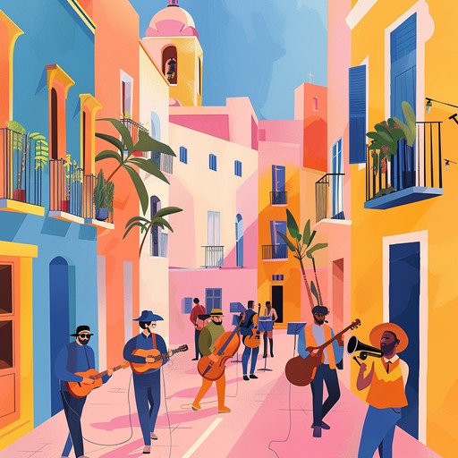 Imagine strolling through a city where every corner holds a burst of playful funk. The track is driven by a groovy bassline, energetic brass, and quirky percussion that brings the whimsical streetscape to life. Light hearted melodies and syncopated rhythms create a sense of fun and discovery, making you want to dance your way through the urban landscape.