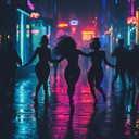 an energetic groove blending funk, r&b, and hip hop rhythms