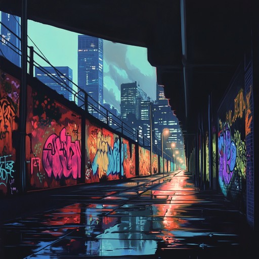 Dive into the heart of a dystopian city, where every corner resounds with slow, groovy rhythms. This downtempo track embodies the rebellious spirit of urban youth, using intricate bass lines and atmospheric effects to paint a picture of resistance and solidarity.