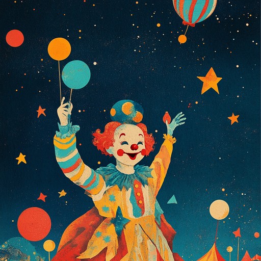 A whimsical journey through a cosmic circus, this instrumental piece pairs playful melodies with bizarre, otherworldly sounds. Expect unexpected twists and turns that evoke both laughter and mystery, as if riding a carousel through the stars.