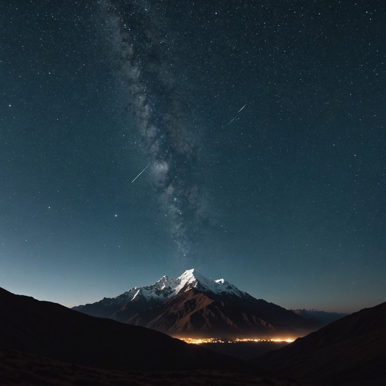 An exhilarating musical journey inspired by the majestic andean landscape, where traditional cumbia rhythms meet the grandeur of an epic soundscape. The track features a blend of organic percussive elements and a profound sense of adventure and cultural heritage, making it both moving and invigorating.