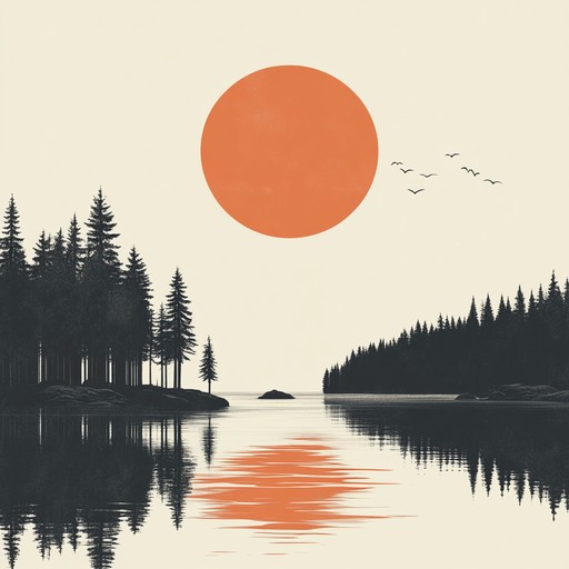 An instrumental suomipop track featuring soothing kantele melodies that mirror the tranquility of finland's midnight sun, inviting listeners into a serene soundscape.