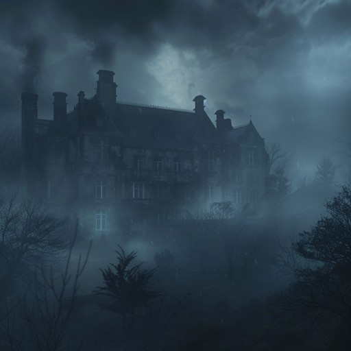 A chilling, mysterious melody that meanders through dark corridors of an abandoned, haunted mansion. Echoing whispers and sudden shivers accompany each eerie note, creating a sense of unease and suspense as the music unfolds