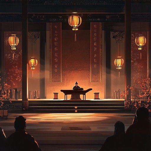 Venture back to the golden age of empires, where music was not just entertainment but a profound expression of the cultural and intellectual pinnacle. The sonorous tones of the guqin fill the air, crafting a tapestry of sound that is both meditative and uplifting.